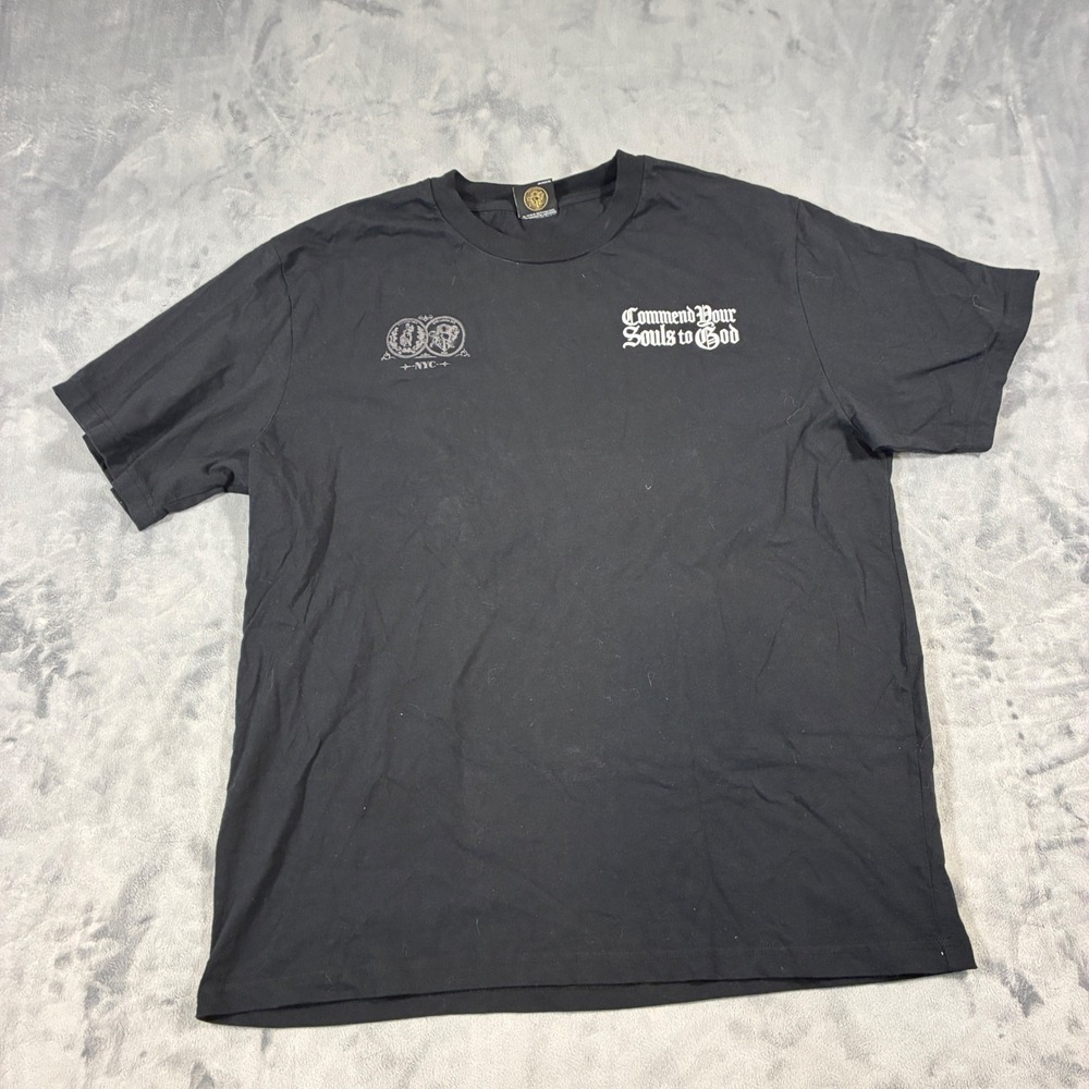 John Wick Shoe Palace T-Shirt Mens Large Black Graphic Commend Your Souls to God